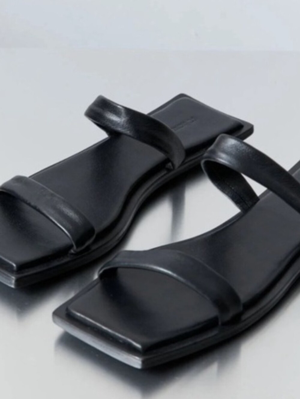 St.AgniSt. Agni Minimal Two Strap Slide - BlackBlack  NEW SZ 38
